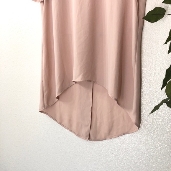 BCBGmaxazria Sheer High Low Top - Picture 3 of 7